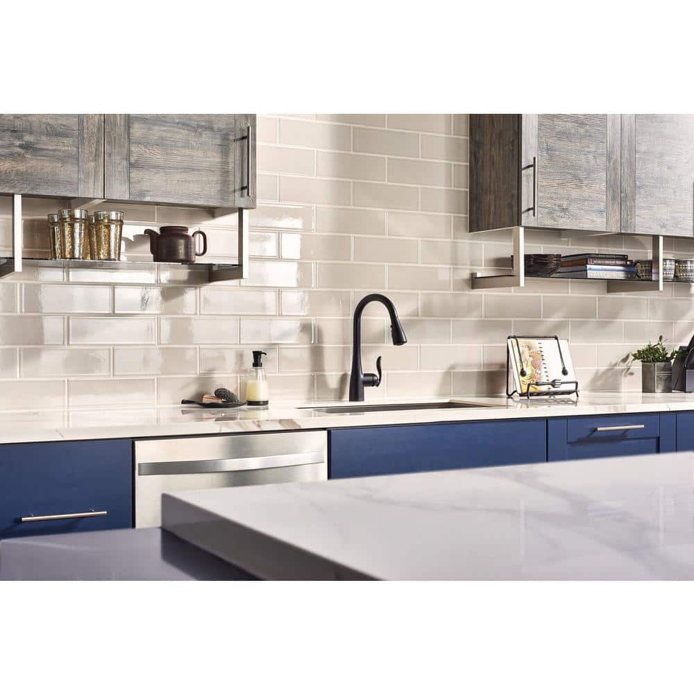 Matte Black Stainless Steel Smart Kitchen Faucet with Pull-out Spray