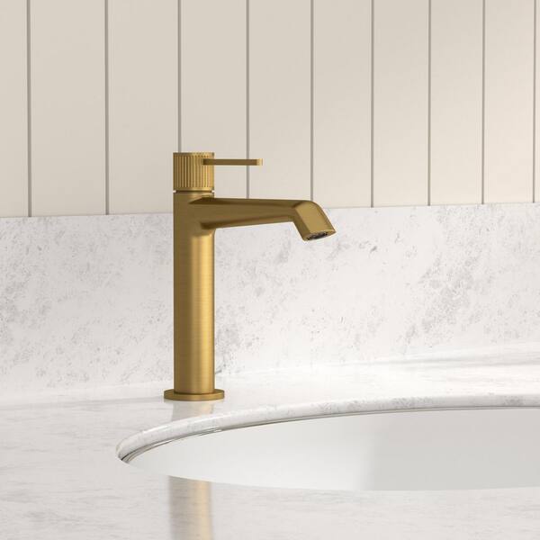 YAWWALK Single-Handle Single Hole Bathroom Sink Faucet with Pop-Up