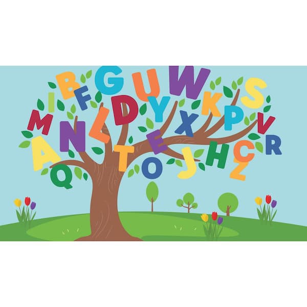 RoomMates Removable Letters and Alphabet Tree Peel and Stick Wall Mural  RMK12615M - The Home Depot