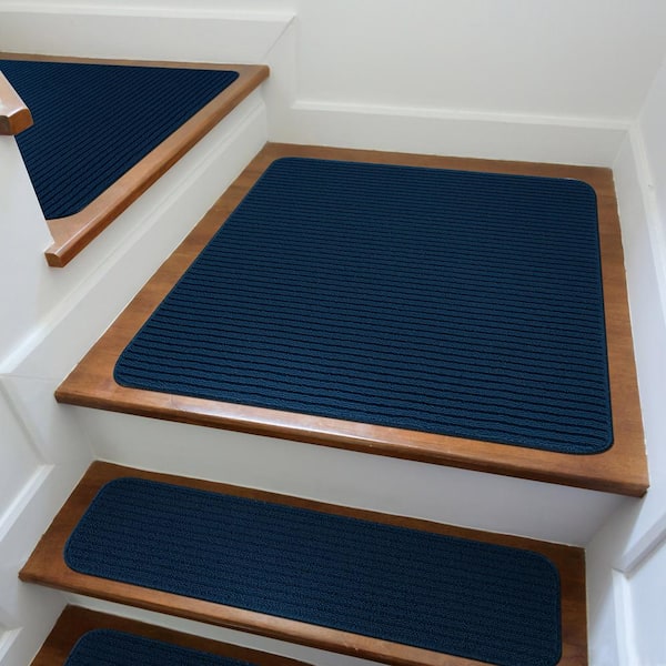 Stair Treads Non-Slip Landing Mat - Skid Resistant Rubber Back Landing Rug - Beautiful Design Landing Mat Stair Runner for Bottom of Stairs - Floormat