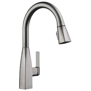 Xander Single-Handle Pull-Down Sprayer Kitchen Faucet in Stainless