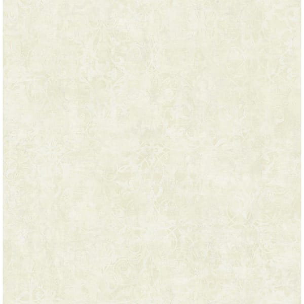 Seabrook Designs Brilliant Rustic Metallic Gold and Off-White Scroll Paper Strippable Roll (Covers 56.05 sq. ft.)