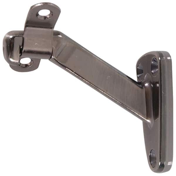 Hardware Essentials Pewter Heavy Duty Handrail Bracket (5-Pack)