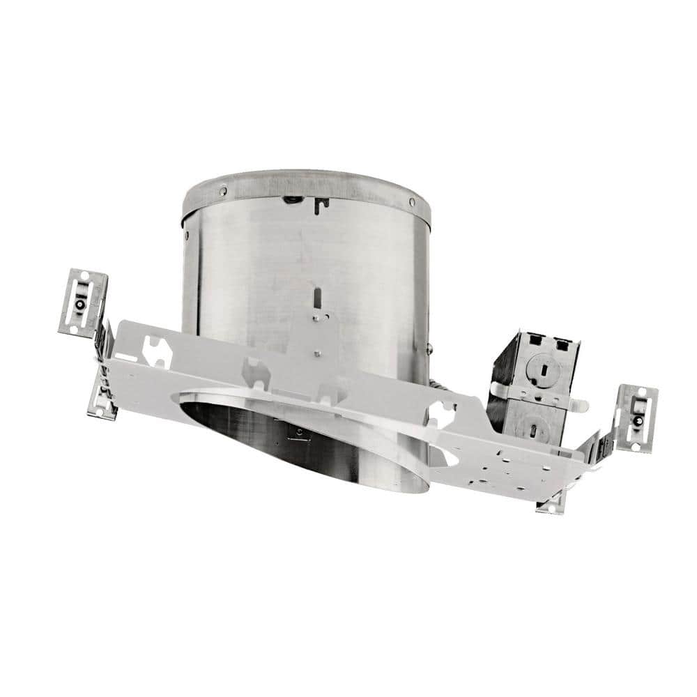 6'' Grey IC Rated Recessed Lighting Housing for Sloped Ceilings