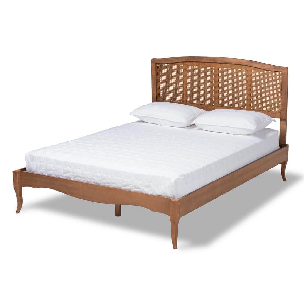 Baxton Studio Marieke Ash walnut Full Platform Bed 159