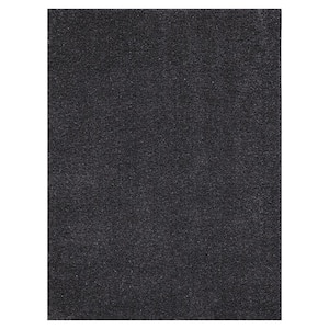 Grey Grass 3 ft. 11 in. x 6 ft. 6 in. Gray Artificial Turf Runner Rug