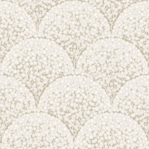 NuWallpaper Brown Rowan Peel and Stick Wallpaper Sample