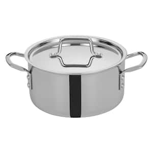 4.5 qt. Triply Stainless Steel Stock Pot with Cover