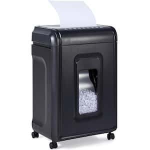 18-Sheet Micro Cut Paper, CD, and Credit Card Shredder with 7-Gallon Pull-Out Bin in Black