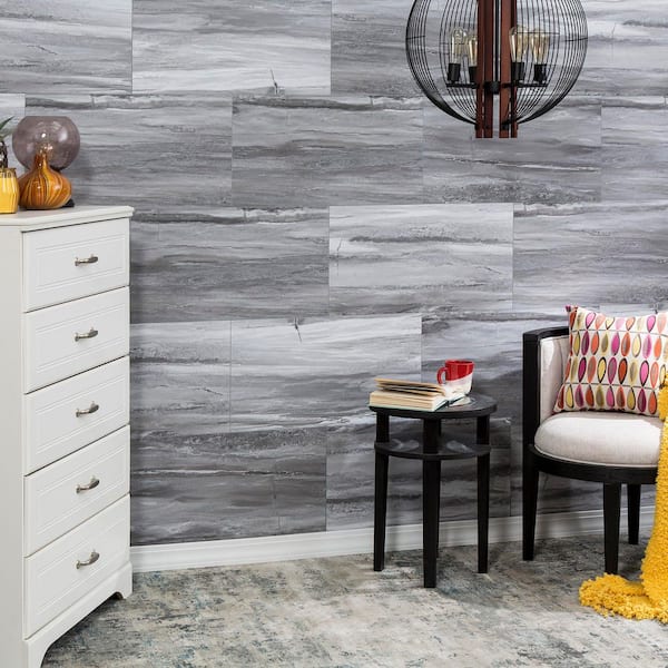 11in x 4. 5in Vinyl Wall Tile Sample in Hermitage Granite