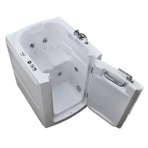 HD Series 38 in. Right Swinging Door Walk-In Whirlpool and Air Bath Tub with Right Swinging Door in White