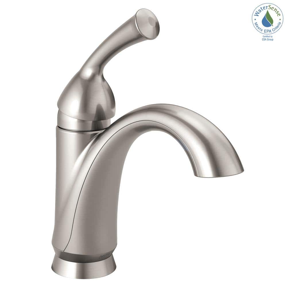 Haywood Stainless Steel Single Hole Modern Bathroom Faucet