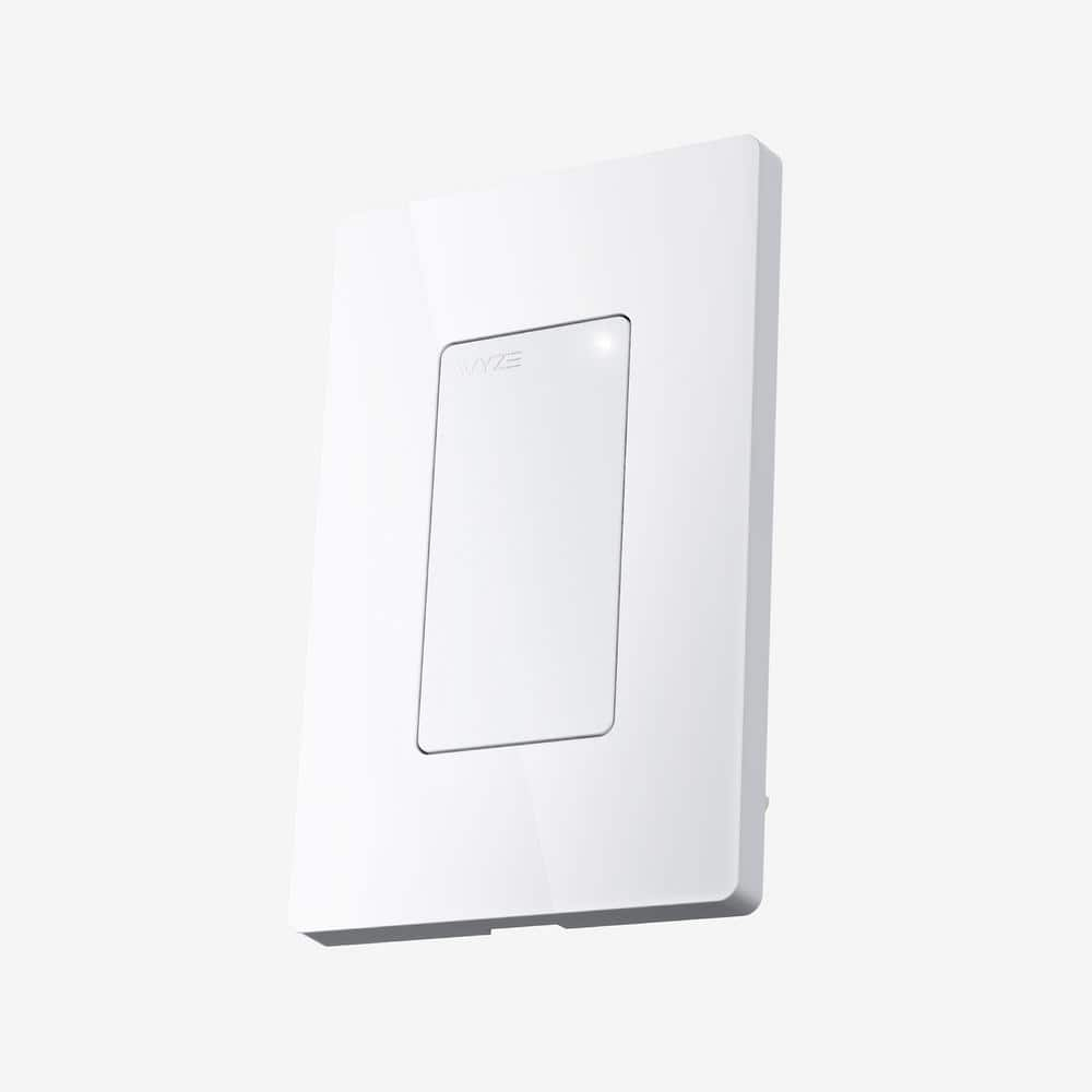 Wyze Switch Single Pole Works with Alexa & Google  White WLPS1-RB