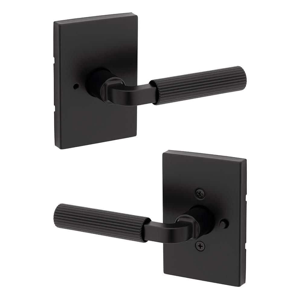 Mirada Matte Black Bed/Bath Rectangle Rose Door Handle price history on PriceWatchPro