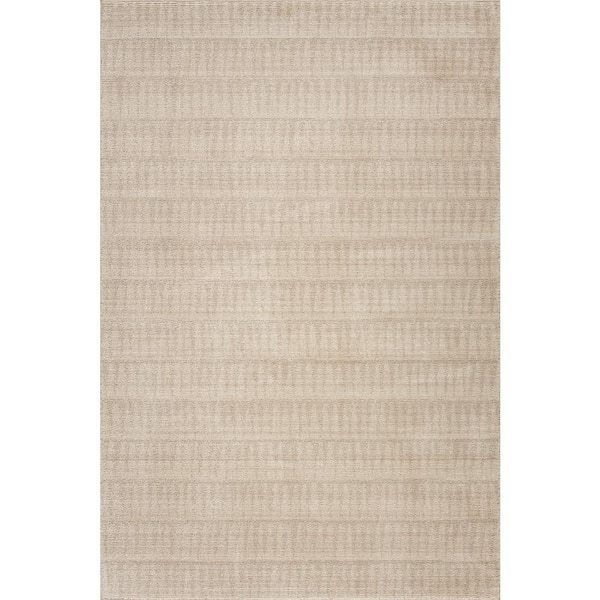 Isolara Bohemian Chevron Area Beige 4 ft. x 6 ft. Indoor Area Rug