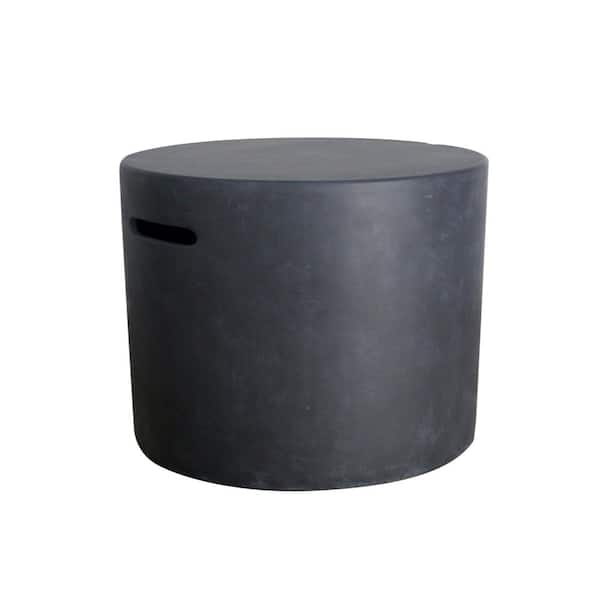 Elementi 20 in. x 20 in. Concrete Round Propane Tank Cover