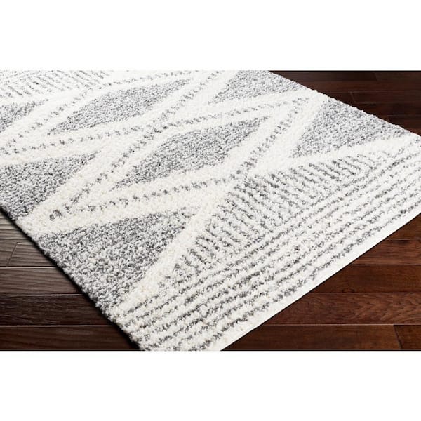 Argentia Charcoal 8 ft. x 10 ft. Indoor Area Rug