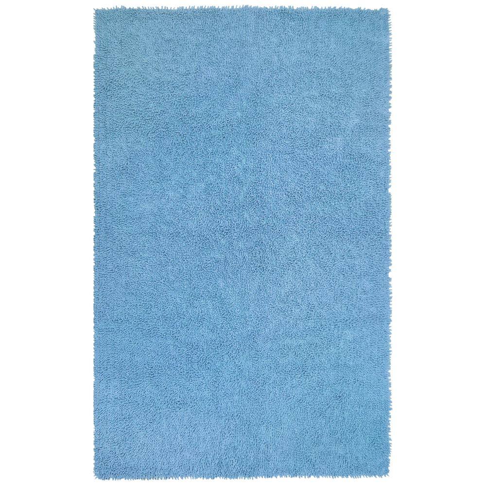 UPC 692789910573 product image for Light Blue Shag Chenille Twist 2 ft. 6 in. x 4 ft. 2 in. Accent Rug | upcitemdb.com