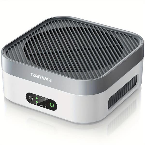 600 sq. ft. HEPA Personal Air Purifier in White, with 8H Timer, 3-level Speed, Low Noise, Replaceable Filter