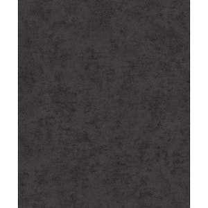 Anthracite Cloudy Plain Print Non-Woven Paste the Wall Textured Wallpaper 57 sq. ft.