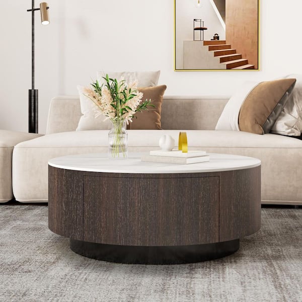 home depot drum coffee table