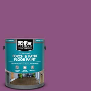 1 gal. Home Decorators Collection #HDC-MD-07 Dynamic Magenta Gloss Enamel Interior/Exterior Porch and Patio Floor Paint