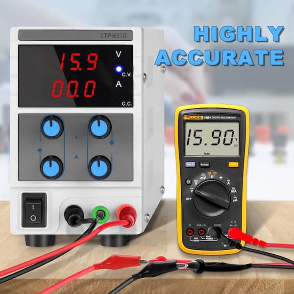 Yichuhaoxi Variable 30V 10A DC Power Supply Adjustable