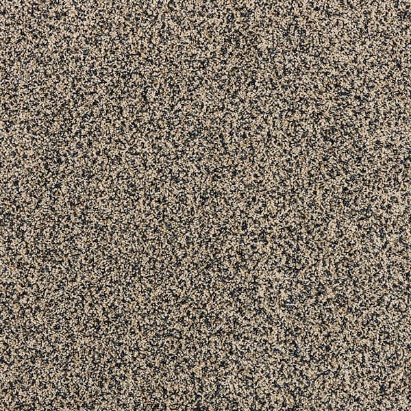 Radiant Retreat III Misty Blue 73 oz. Polyester Textured Installed Carpet