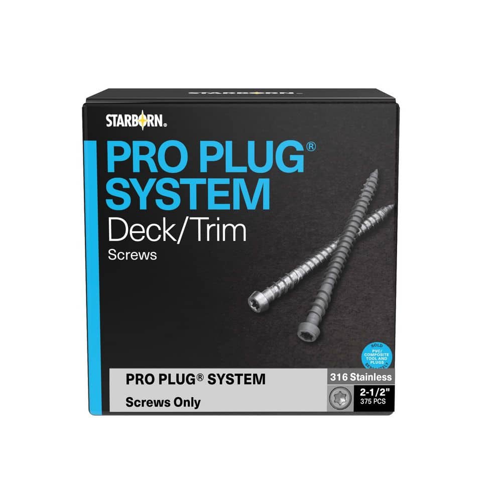 Deckorators 10 x 2-1/2 in. Star Trim Head Grade 316 Stainless