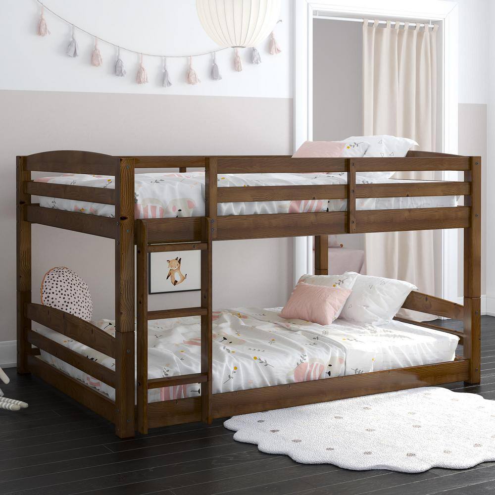 Dorel Living Noma Brown Mocha FullOverFull Floor Bunk Bed