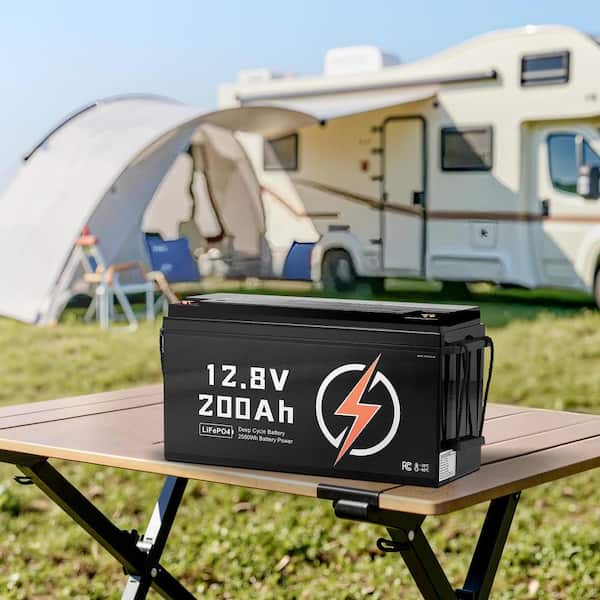12V 200Ah LiFePO4 Battery Deep Cycle Lithium Iron Phosphate Battery for Solar Off-Grid Home Energy Storage