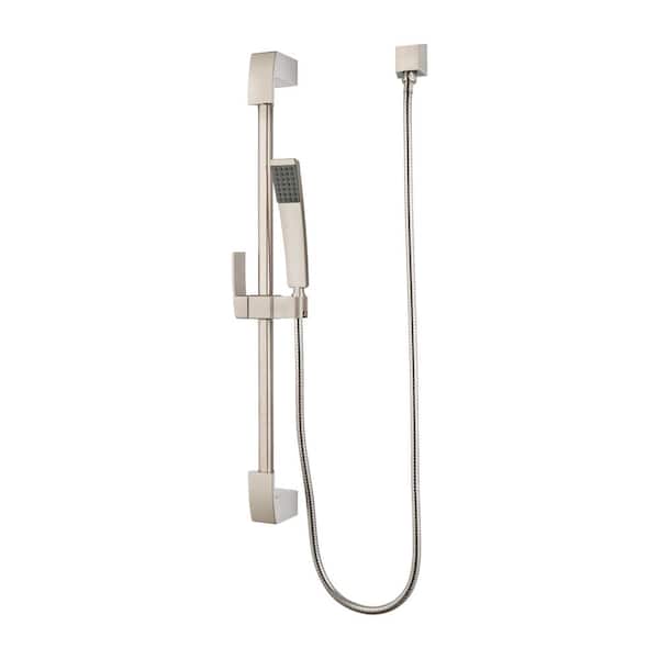 Pfister Kenzo 1-Spray Slide Bar Hand Shower Trim Kit in Brushed Nickel (Valve Not Included)