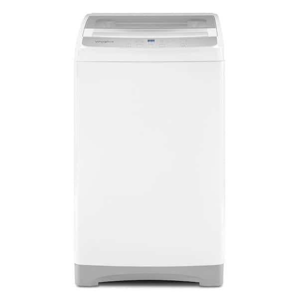 Whirlpool 21 in. 1.6 cu. ft. White Compact Top Load Washer With Flexible Installation