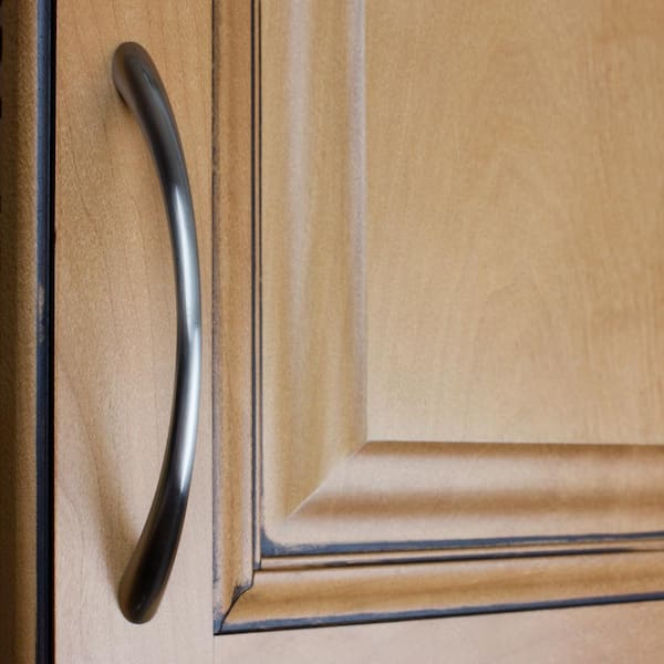 5 in. Center-to-Center Satin Nickel Large Loop Cabinet Pulls (10-Pack)