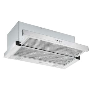 Forte 430 30 in. 425 CFM Ducted Built-In Range Hood with LED in Stainless Steel
