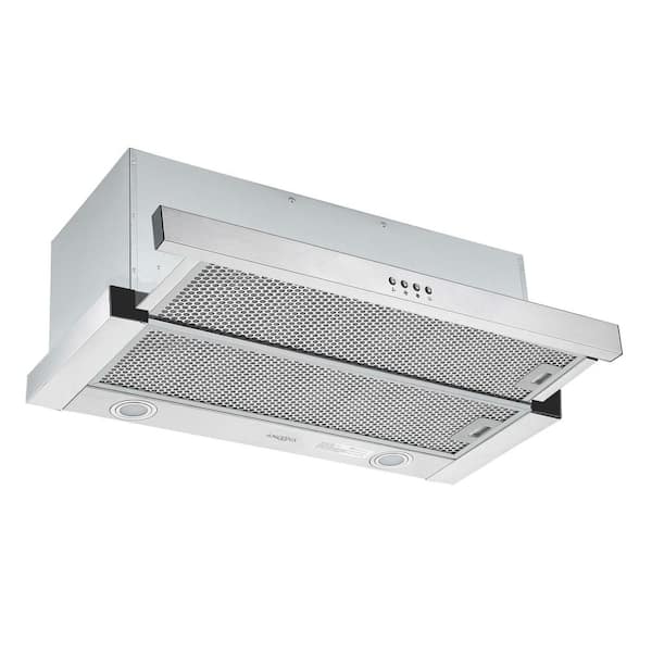 Ancona Forte 430 30 in. 425 CFM Ducted Built-In Range Hood with LED in Stainless Steel