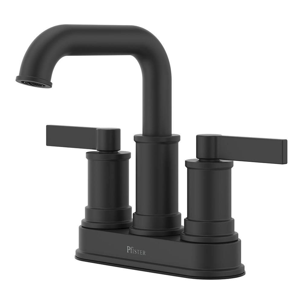 Havenridge 4 in. Centerset 2-Handle Bathroom Sink Faucet in Spot Defense Matte Black price history on PriceWatchPro