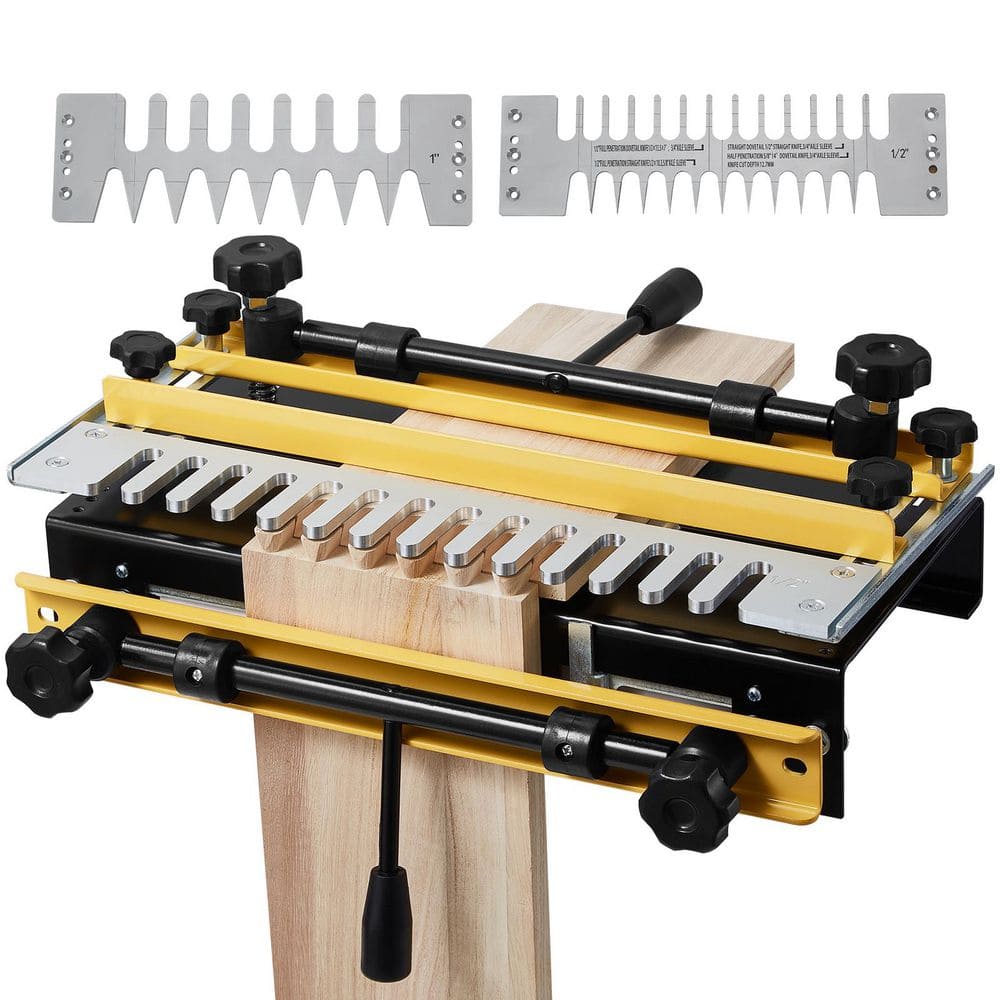 Dovetail Jig, Dove Tailing Router Jigs with 4 Router Bits & 3 Templates, Precise Alignment Dove Tail Jig, 12in. Width price history on PriceWatchPro