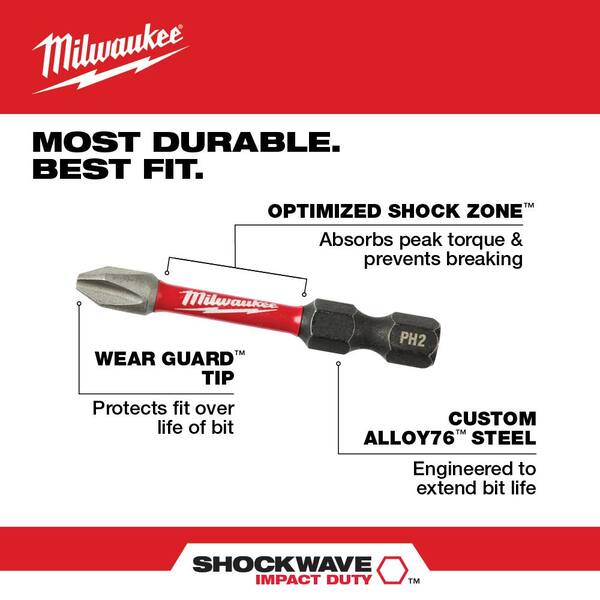 Milwaukee - SHOCKWAVE Impact Duty Alloy Steel Screw Driver Bit Set (70-Piece)