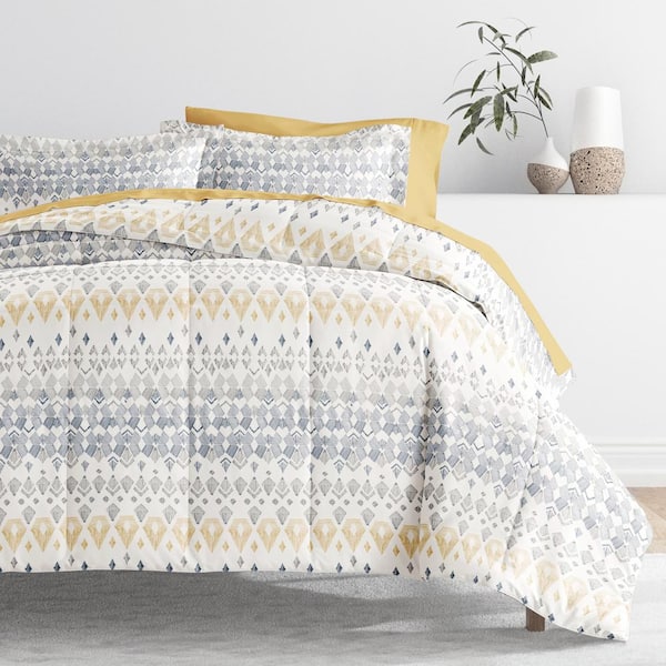 Becky Cameron 7 Piece Mayan Stamp Comforter Pattern Bedding Bundle