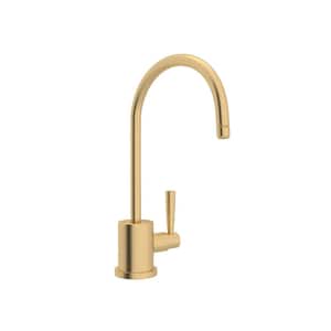 Holborn Single-Handle Beverage Faucet in Satin English Gold