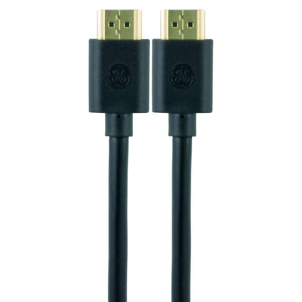 GE 4 ft. 4K HDMI 2.0 Cable with Gold Plated Connectors in Black