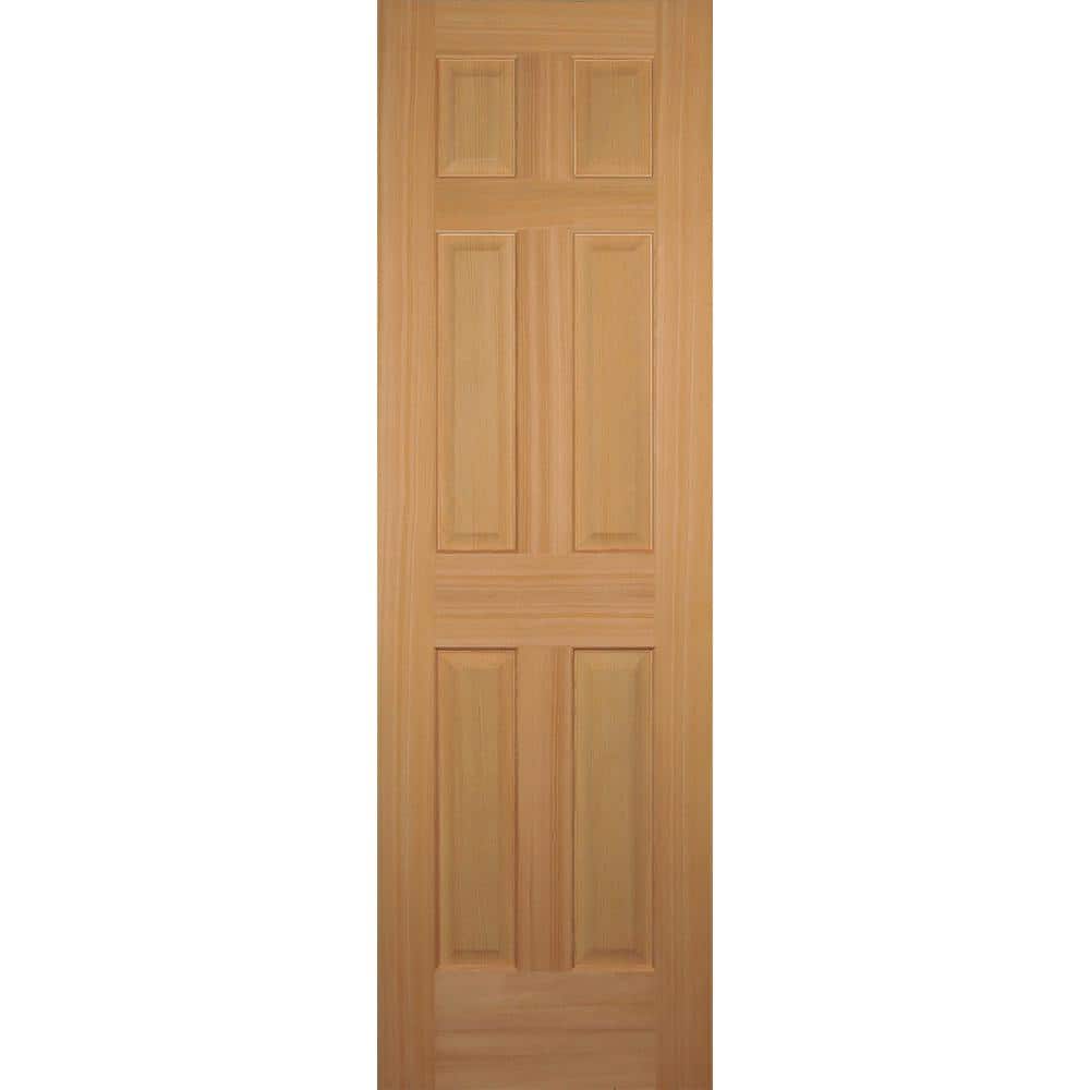 Builders Choice 24 in. x 80 in. Hemlock 6Panel Interior Door Slab