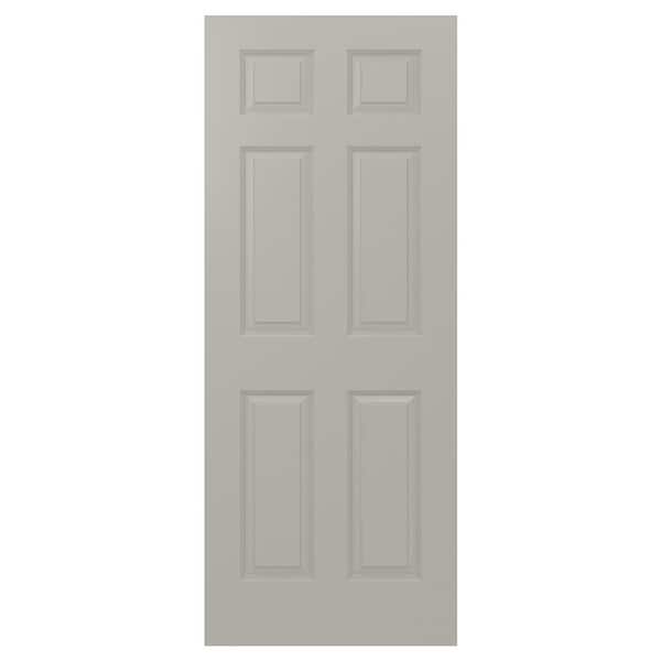 JELD-WEN 32 in. x 80 in. Colonist Vanilla Painted Smooth Molded Composite MDF Interior Door Slab