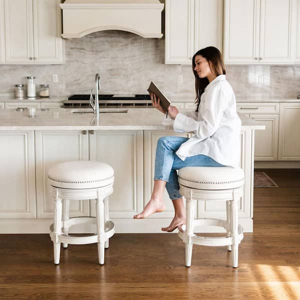 Oak backless bar deals stools