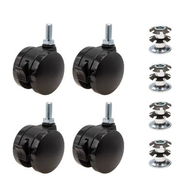 QERNTPEY Furniture Casters,Swivel Casters,Replacement Casters,Small Casters,for Carts,Tables,Chairs,with Brakes,Screws,2swivel+2brake,38mm/1.5in QERNTPEY Furniture Casters,Swivel Casters,Replacement Casters,Small Casters,for Carts,Tables,Chairs,with Brakes,Screws,2swivel+2brake,38mm/1.5in