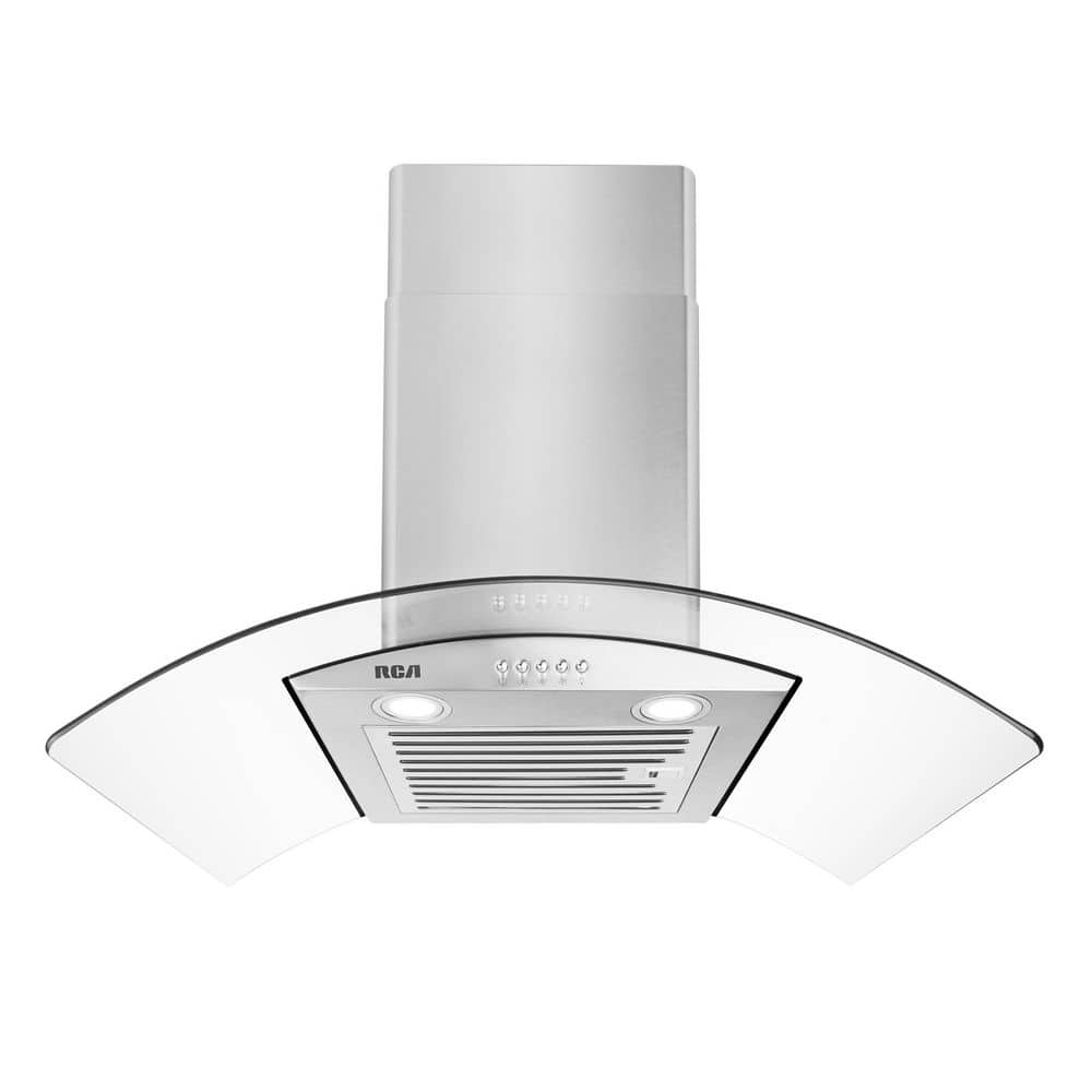 30 in. Regency Collection 400 CFM Ducted Glass Canopy Wall Mount Range Hood, Push Buttons, LEDs, Stainless Steel price history on PriceWatchPro