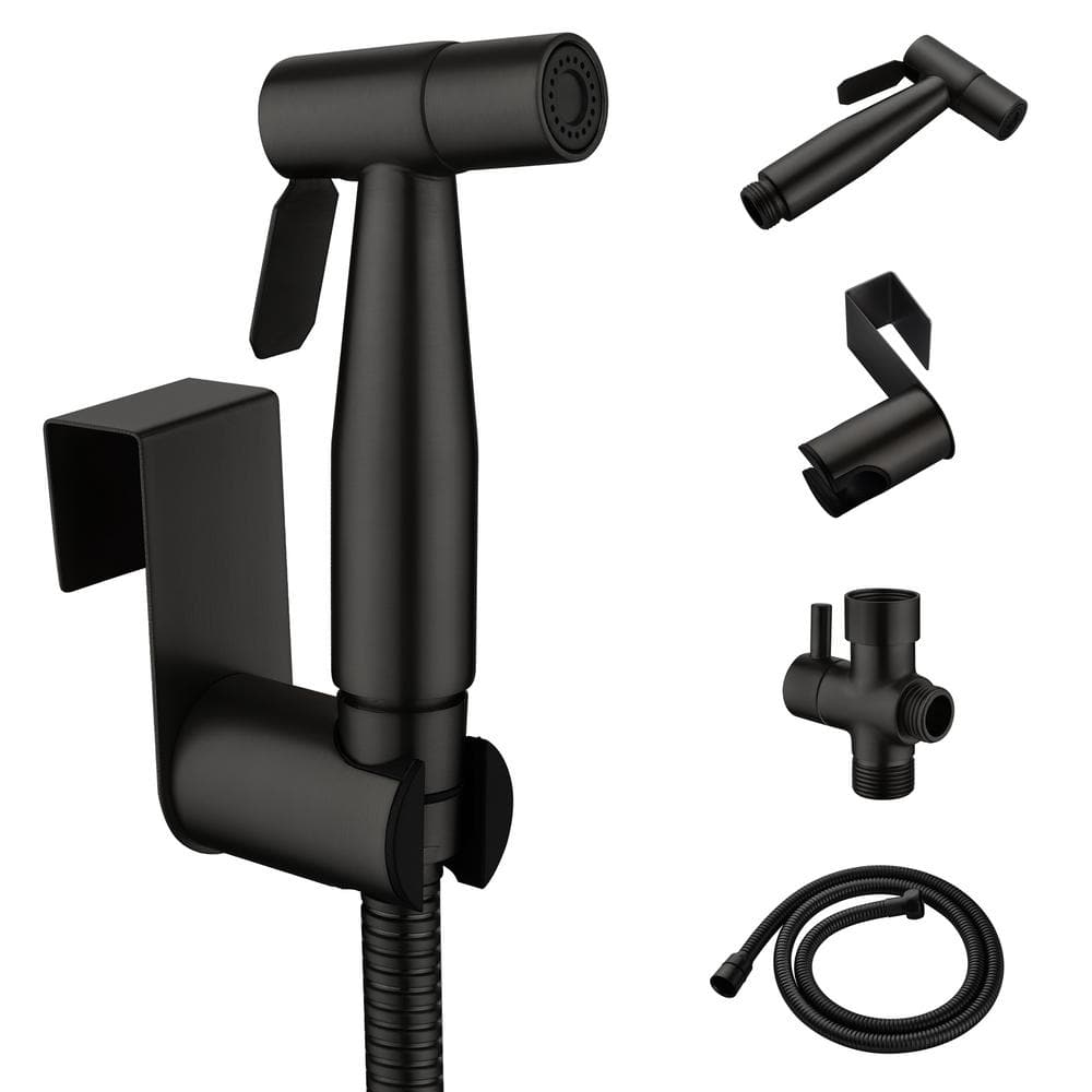 Nestfair Non Electric Bidet Attachment in. Matte Black SMD6029B The