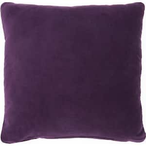 Jordan Purple Geometric Cotton 16 in. X 16 in. Throw Pillow