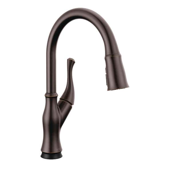 Ophelia Touch2O Touchless Venetian Bronze 16.25 in. Pull Down Sprayer Kitchen Faucet with 360° Spout Swivel
